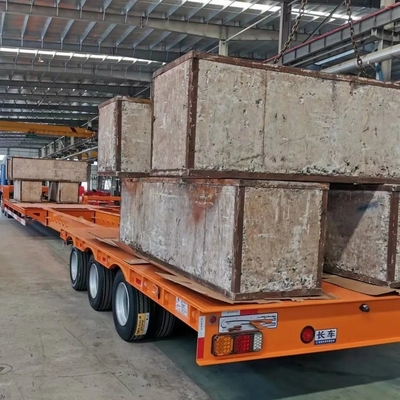 50 / 60t 80t 100t 120t 12ホイラー 重荷ローボーイトレーラー ローベッドセミトレーラー