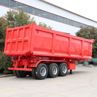 80tons 4軸 ダンプ 半貨車 トレーラー 遠距離輸送用 ターパー トレーラー