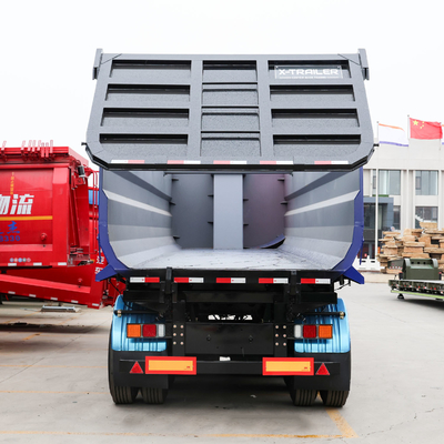 80tons 4軸 ダンプ 半貨車 トレーラー 遠距離輸送用 ターパー トレーラー