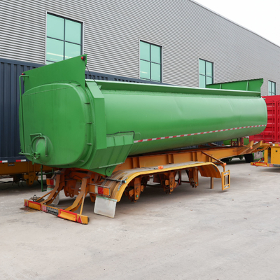 Jost 2&quot; Kingpin Tri Axle 40cbm ティッパー/ダンプトラック アフリカの顧客向けセミトレーラー