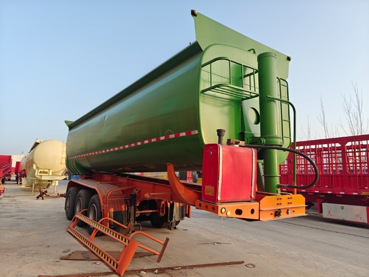 351-450hp 4-6L エンジン容量 4軸 重荷 後ろ傾斜式 ダンプトラック 半トレーラー