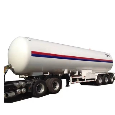 LPG ASMEタンクトラックトレーラー プロパンガス半トレーラー L1軸と12タイヤ番号