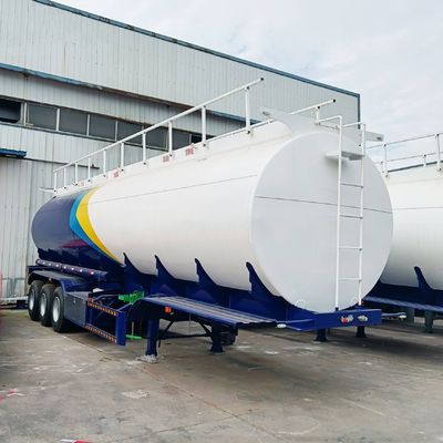 40000L散装セメントタンク トレーラー 4軸 アルミタンカー API 空気操作バルブ
