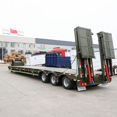 自転車 低床半トレーラー 葉のスプリングススペンション/空気ススペンション