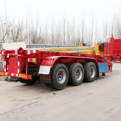 13000x2500-3000x1650mm スチール 4軸 低床 半貨車 サウジアラビア向け 平床トレーラー