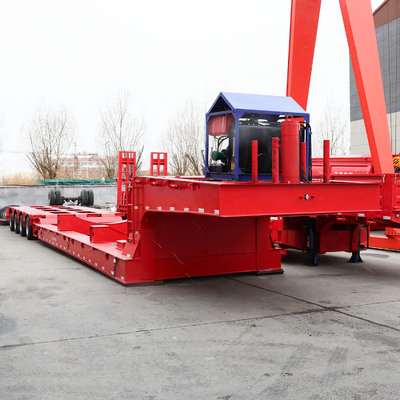 80トンの重荷用 低負荷輸送用 トレーラー 2240mm トレーダーと4軸