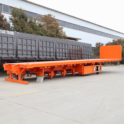 3軸重用トラック ローローダー 半低床トレーラー 8000-9000mmの車輪ベース