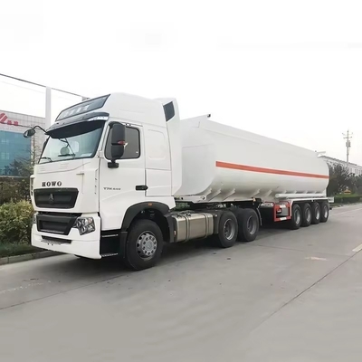 12 タイヤ アルミ燃料タンカー 油田用ガソリン用ディーゼル用半トレーラー