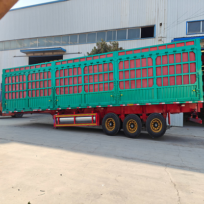 13000*2500*3250mm 重荷60トン4軸鶏肉輸送 畜産半トレーラー