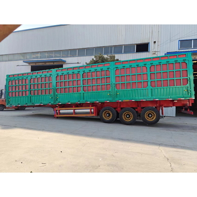 3軸 30トンの重荷用フェンス 貨物 トラック トレーラー サイド壁フェンス 半トレーラー