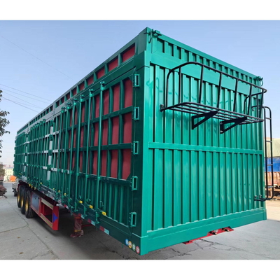 3軸 30トンの重荷用フェンス 貨物 トラック トレーラー サイド壁フェンス 半トレーラー