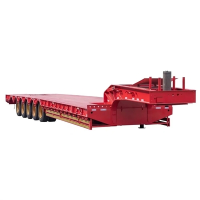 BPW/Fuwa Tri-Axle 40FT 50t 60t 80t 平床半トレーラー 安全輸送のために