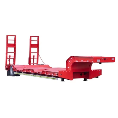 70tons 5 Axle Flat Bed コンテナトレーラー ガーナ 市场 ABS アンチロック ブレーキシステム