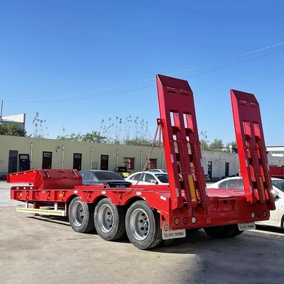 2240mm 走行台 3m 幅 60 トン 低床トレーラー 3 軸 輸送機械