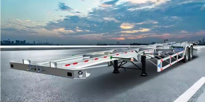 40′ Skeleton Flatbed Semi Trailers with Good Price