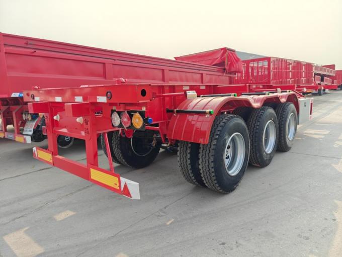 40′ Skeleton Flatbed Semi Trailers with Good Price